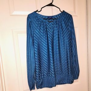 Apt 9 teal blouse